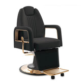 Greenlife Marina Luxury Beauty Salon Hairdressing Barber chair - white or black with gold - GreenLife - Reclining Chairs